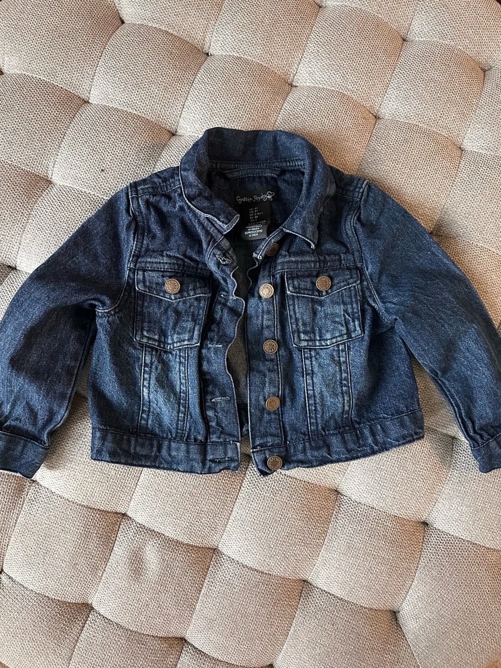 Girls Dark Blue Denim Jacket